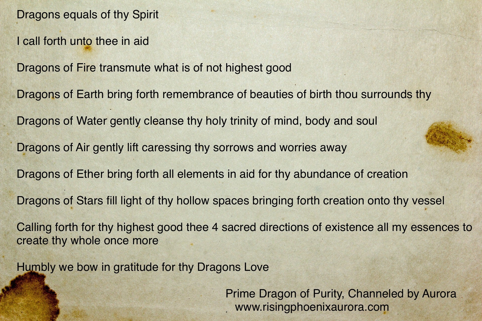 Prime Dragon of Purity
