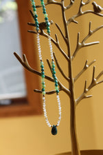 Genuine Red Ruby-Emerald-Tanzanite-Sapphire-Super Seven-Hermiker Diamonds-Crystal Necklaces