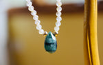 Genuine Red Ruby-Emerald-Tanzanite-Sapphire-Super Seven-Hermiker Diamonds-Crystal Necklaces