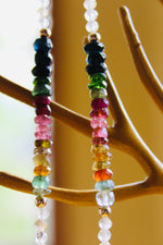 Genuine Red Ruby-Emerald-Tanzanite-Sapphire-Super Seven-Hermiker Diamonds-Crystal Necklaces