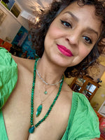 Genuine Pearls-Red Ruby-Emerald-Tanzanite-Sapphire-Super Seven-Hermiker Diamonds-Crystal Necklaces