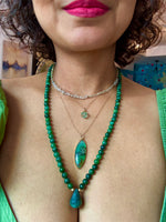 Genuine Pearls-Red Ruby-Emerald-Tanzanite-Sapphire-Super Seven-Hermiker Diamonds-Crystal Necklaces
