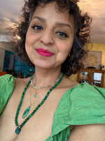 Genuine Pearls-Red Ruby-Emerald-Tanzanite-Sapphire-Super Seven-Hermiker Diamonds-Crystal Necklaces