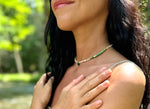 Genuine Red Ruby-Emerald-Tanzanite-Sapphire-Super Seven-Hermiker Diamonds-Crystal Necklaces